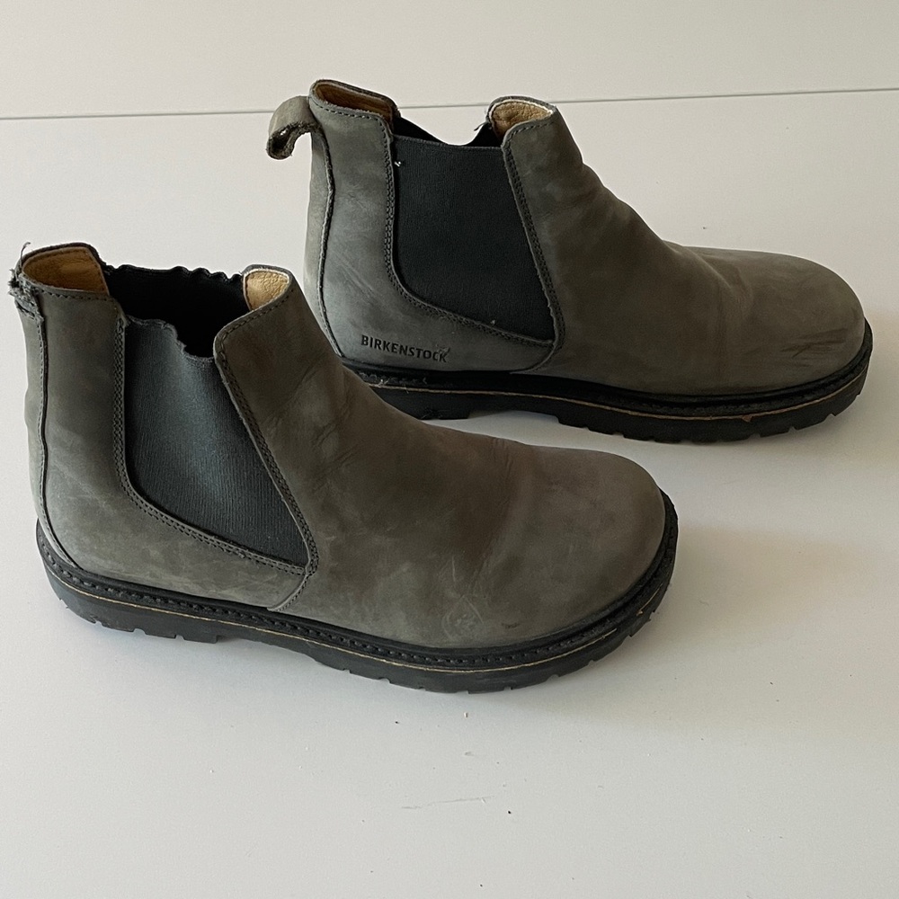 Birkenstock Men's Gray Stalon Chelsea Boots